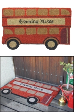 Door Mat London Bus　450 x 750mm